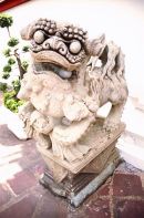 Carved Stone Lion, Marble Temple, Bangkok
